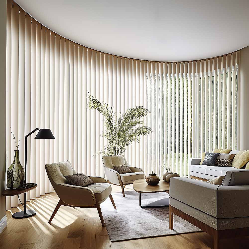 Vertical blinds in Stockton
